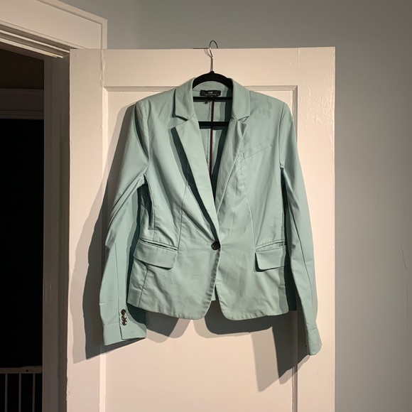 Cue Australia tailored mint green blazer - Picture 11 of 11